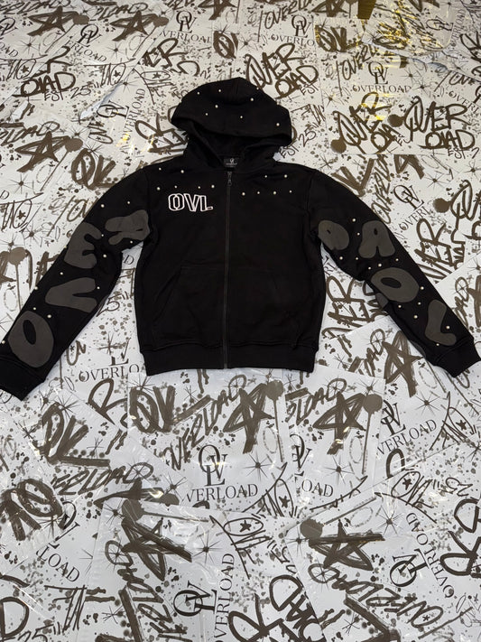 OVERLOAD with pearl zip up